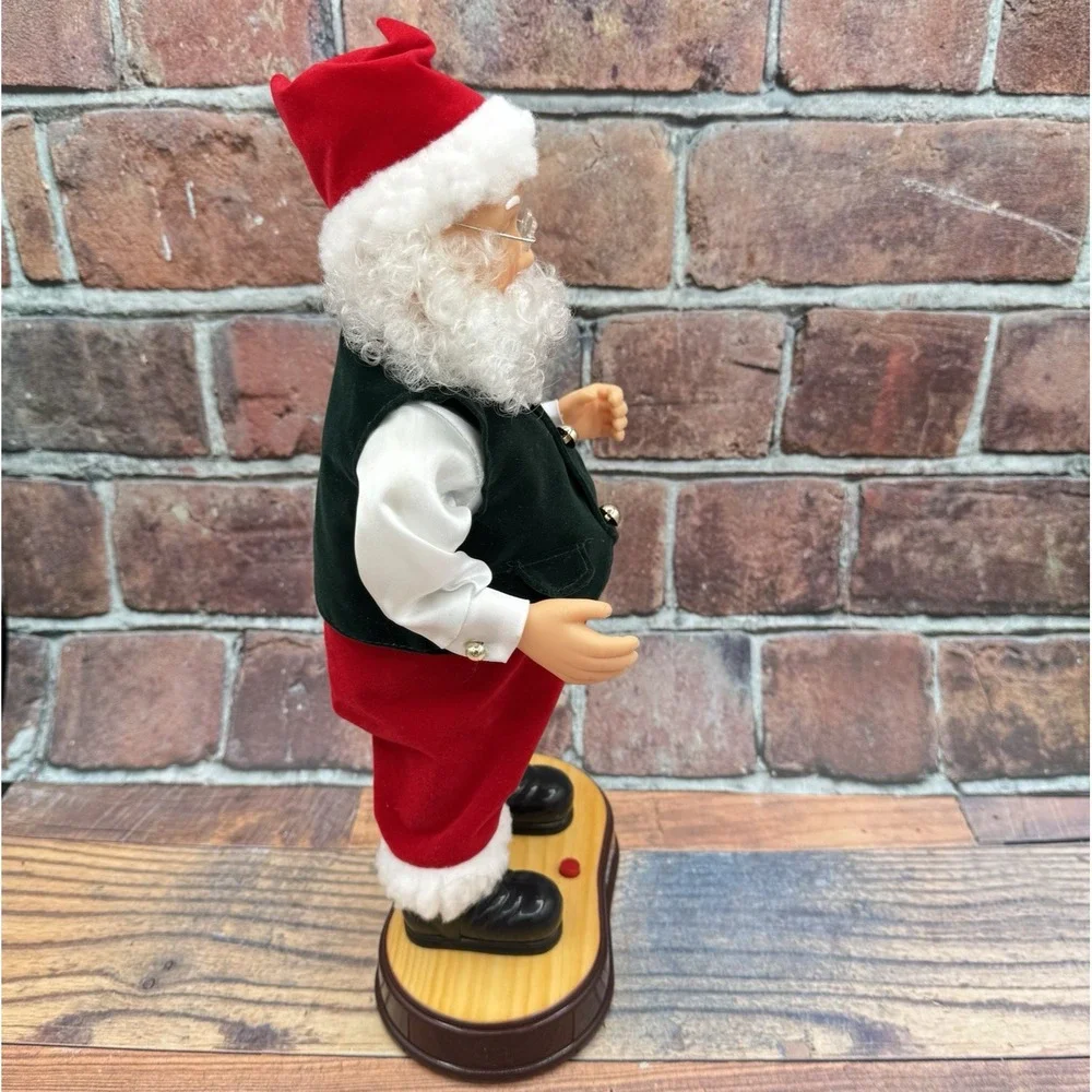 Hip Swinging Santa Claus Gemmy Original Box Tested Y2K Vintage 1998 Christmas